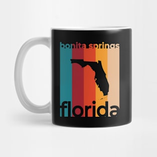 Bonita Springs Florida Retro Mug